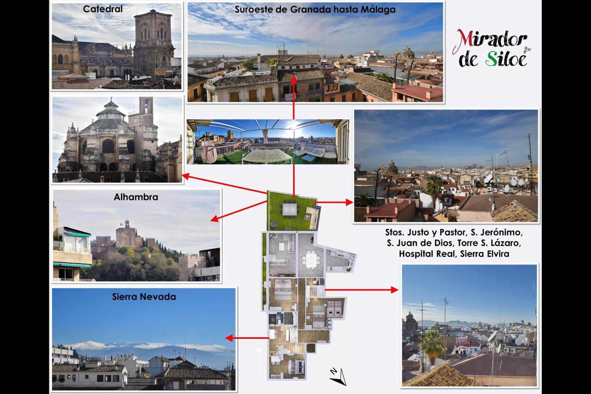 Mirador De Siloe Lejlighed Granada Eksteriør billede